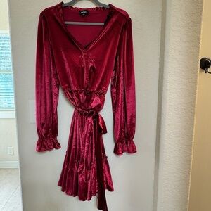 Gigio Elegant Red Dress Size M